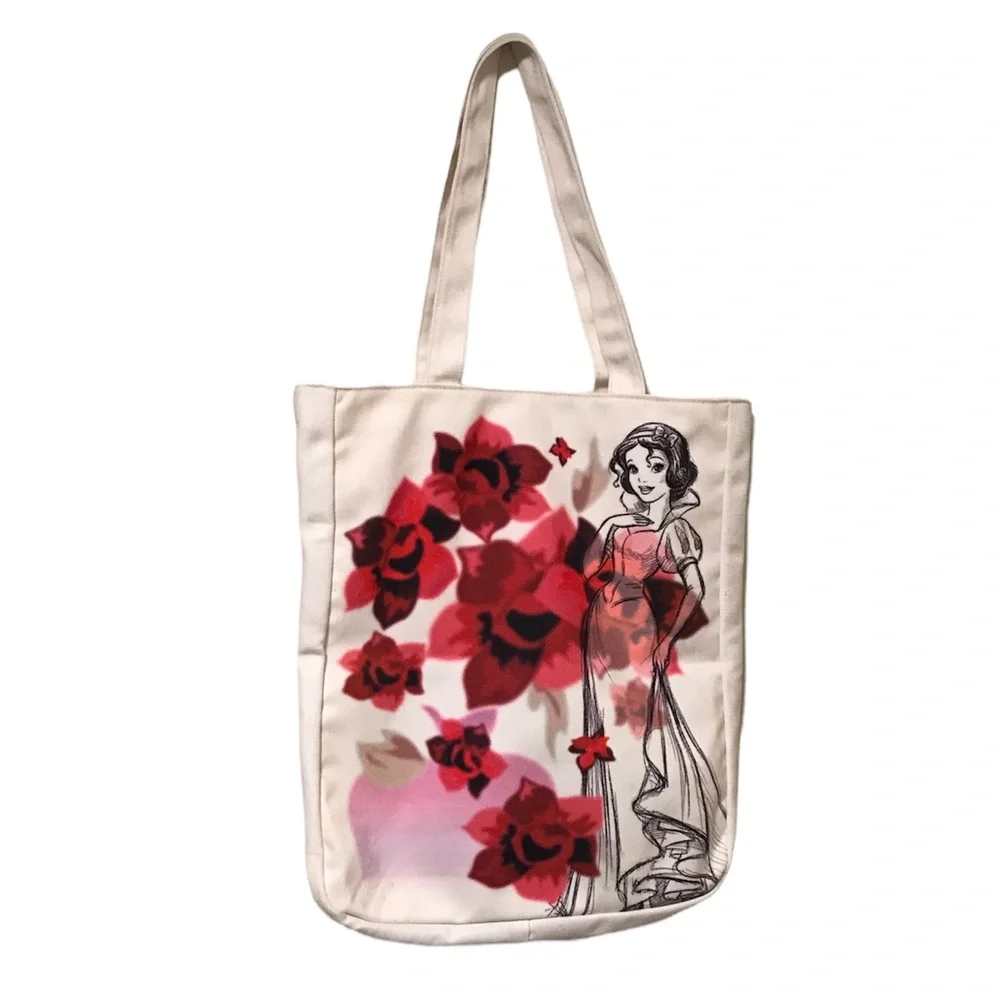 Disney Evil Queen & Snow White Cavas Tote Bag - Picture 2 of 9